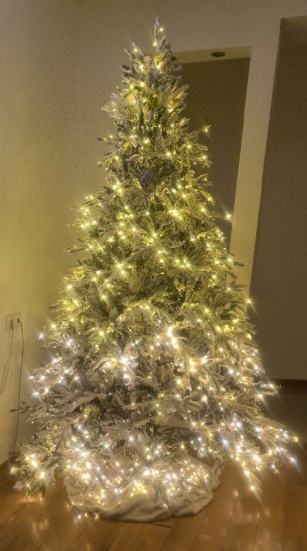 Елка заснеженная искусственная 2400 мм 2