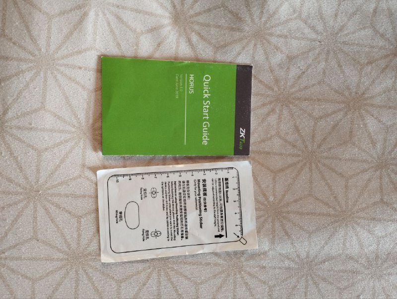 ZKTeco Horus E1 RFID терминал контроля доступа и учёта 5