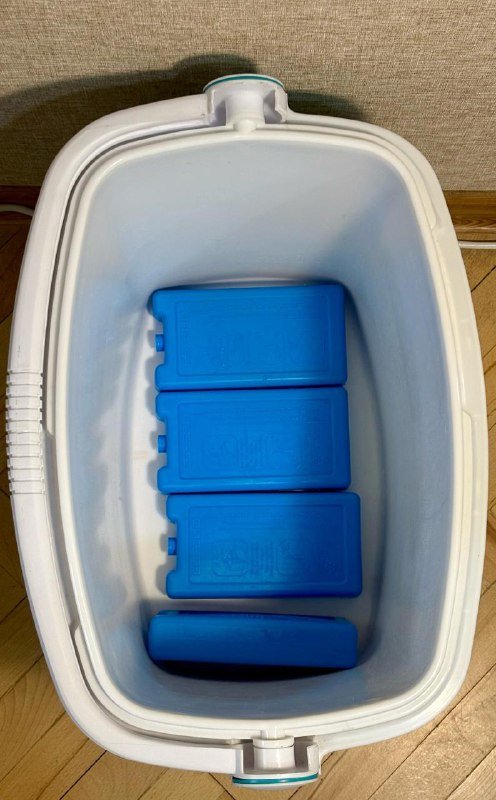 Переносной холодильник 32 л и 4 охладительных блока 3