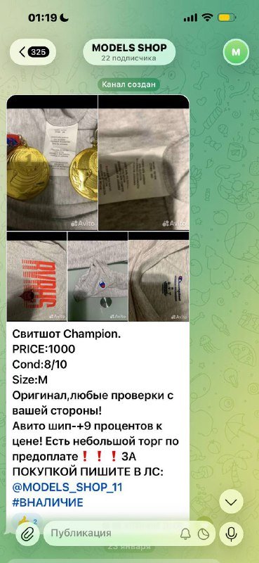 Свитшот Champion