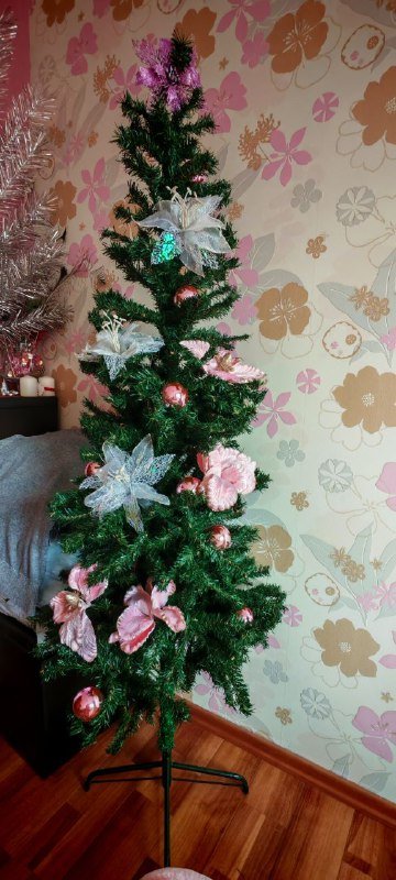 Елки с украшениями, гномики набор 2