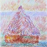 Рисунки масляной пастелью 6