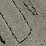 Серебряные кольца, браслет, цепи 4