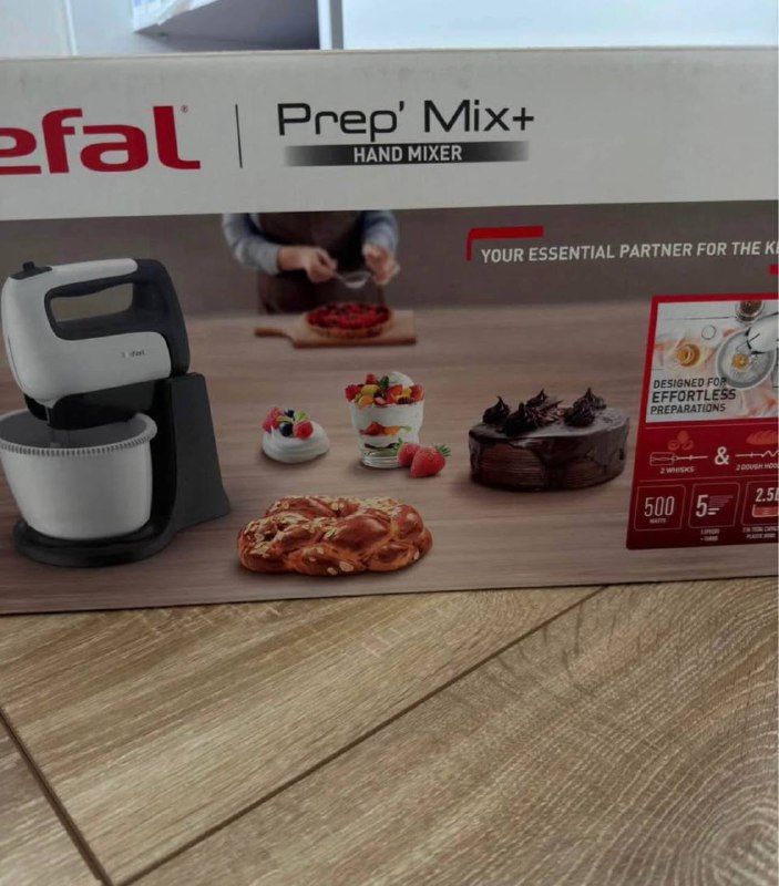 Миксер Tefal, бокалы новые 2