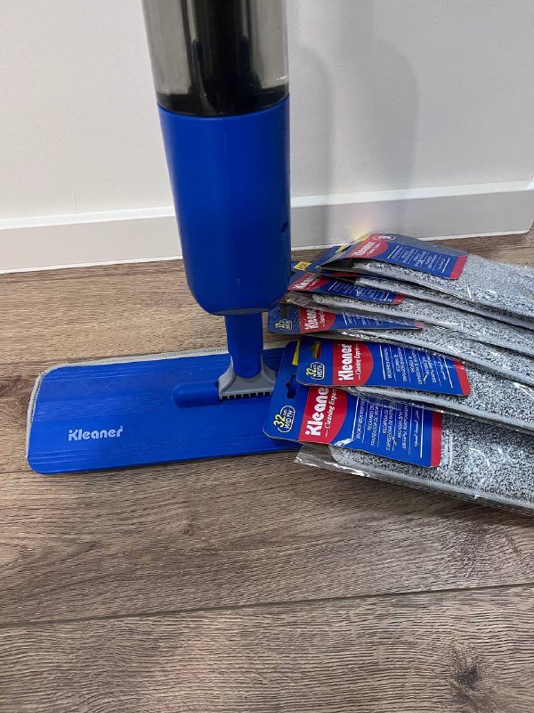 Швабра для пола Kleaner с алюминиевой ручкой и мопы 2