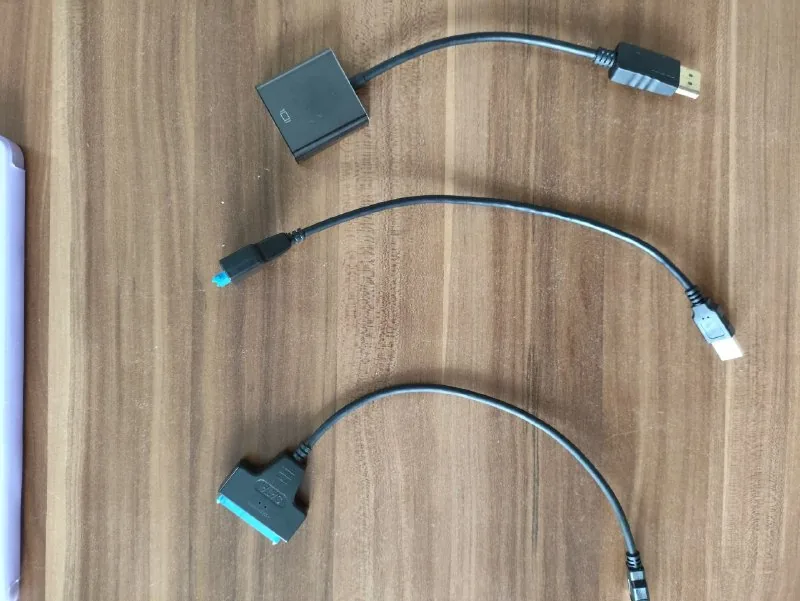 Переходники SATA-USB и VGA-DisplayPort