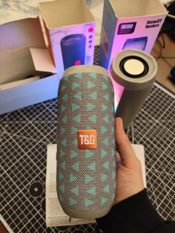 Две колонки TG аналог JBL с динамической подсветкой 6