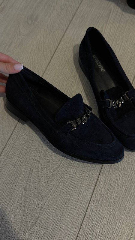 Кроссовки Nike, лоферы темно синего цвета 5