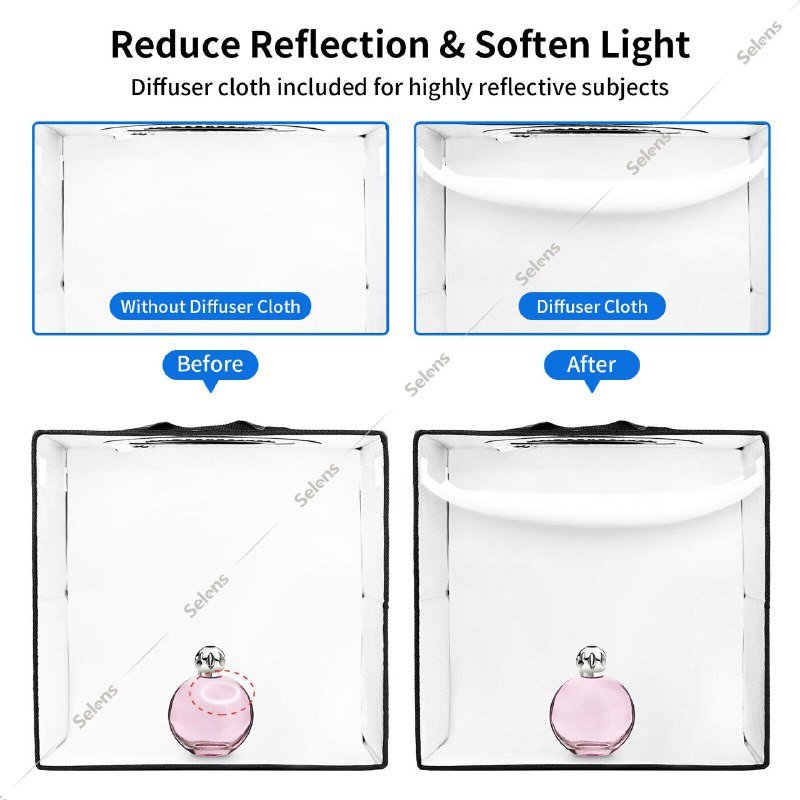 Мини-фотостудия Puluz 40см с LED подсветкой 3