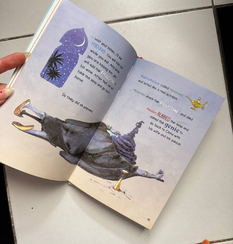 Серия книг на английском: The Three Little Pigs, Puss in Boots, Aladdin 6