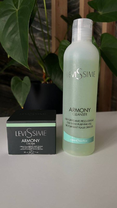 Себорегулирующий гель для умывания и крем LeviSsime Armony 2