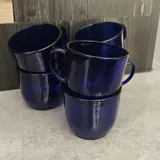 Посуда: кружки с блюдцами, кофейные кружки, стаканы 2