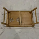 Wooden laptop table for a bed or armchair 2