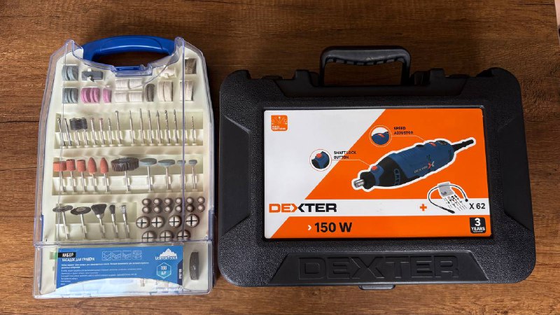 Гравер Dexter и набор насадок VertexTools 1