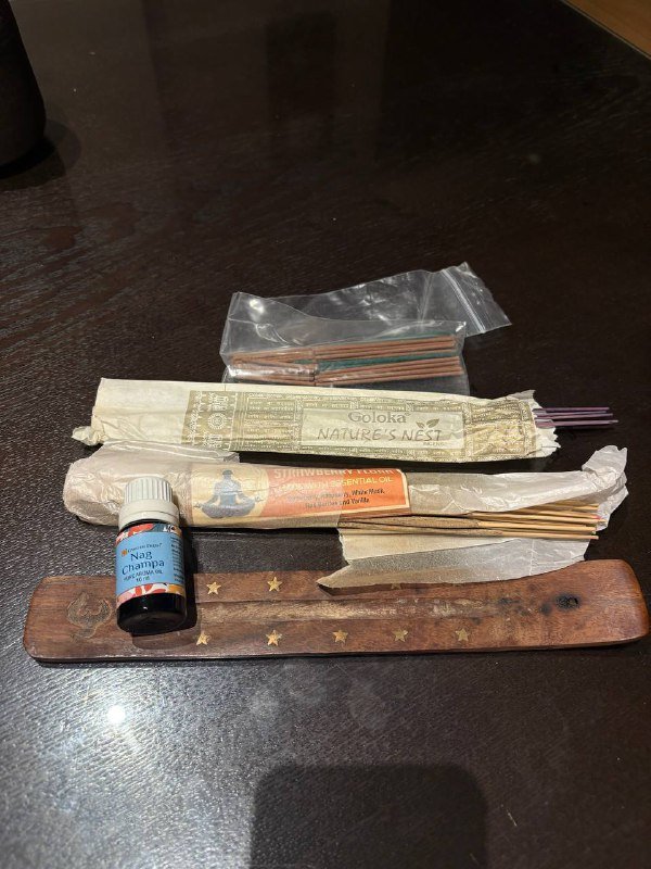 Ароматические палочки с подставкой и арома-масло