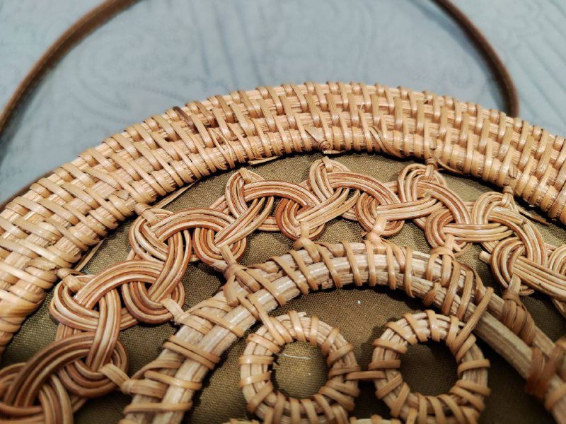 Стильная плетёная сумка из Таиланда 5