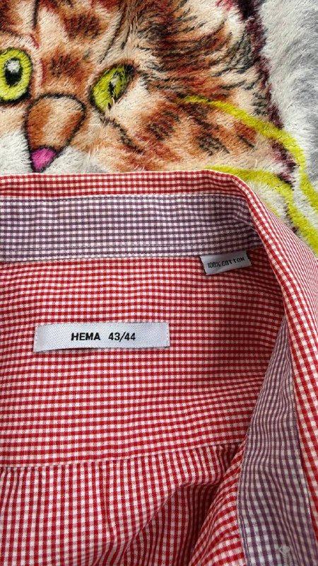 Рубашка мужская с коротким рукавом Hema XL 4