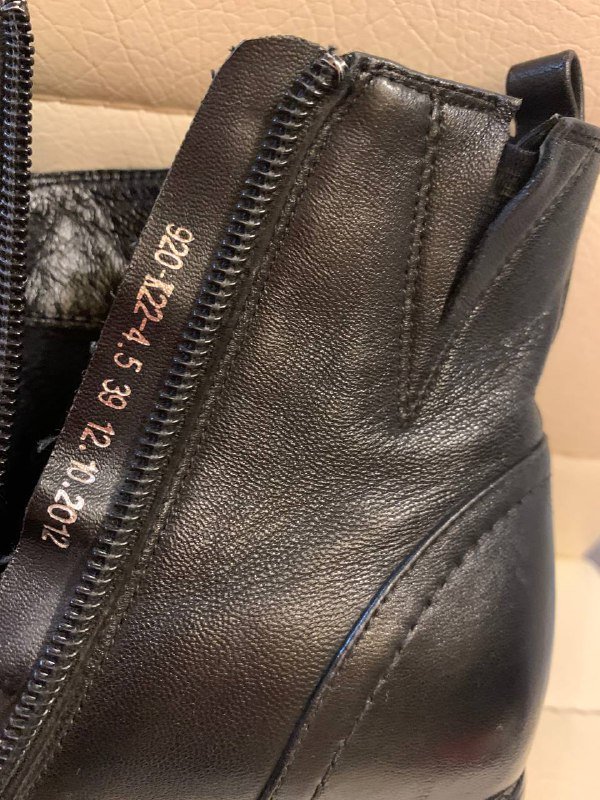 Женские кожаные ботинки размер 39 6