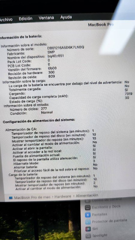 Macbook pro 16" 2019 Intel core i7 16gb ram SSD 512gb 4