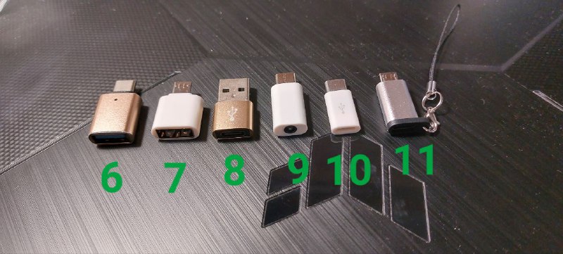 HDMI-VGA аудио адаптер, USB разветвители, переходники 2