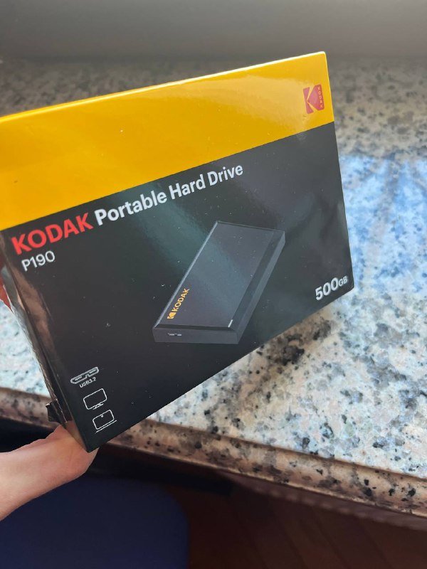 Жёсткий диск KODAK Portable Hard Drive 500GB