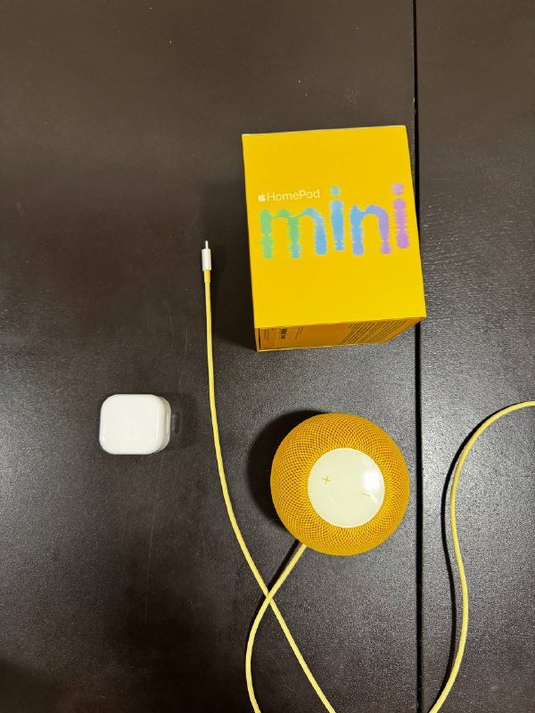 Колонки Apple HomePod mini жёлтая, чёрная 3