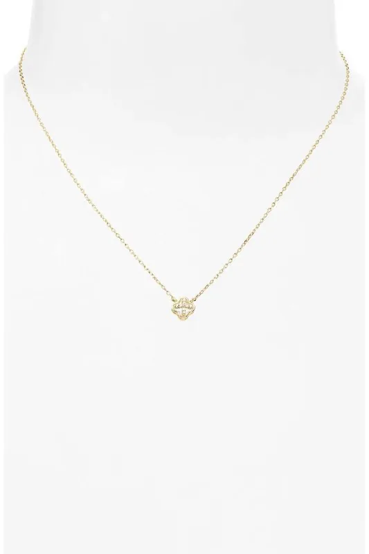 Колье Clover, серьги Knife Edge Hoop, серьги C Hoop, набор серёг 1