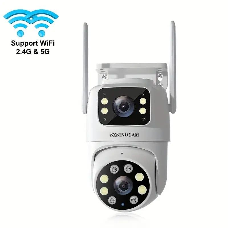Wi-Fi камера безопасности с двойным объективом 1