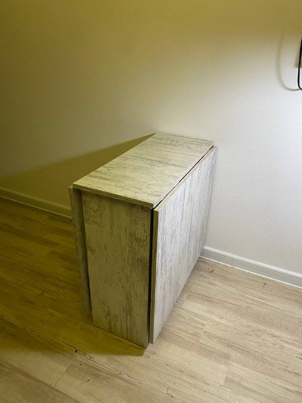 Стол-книжка бело-серый