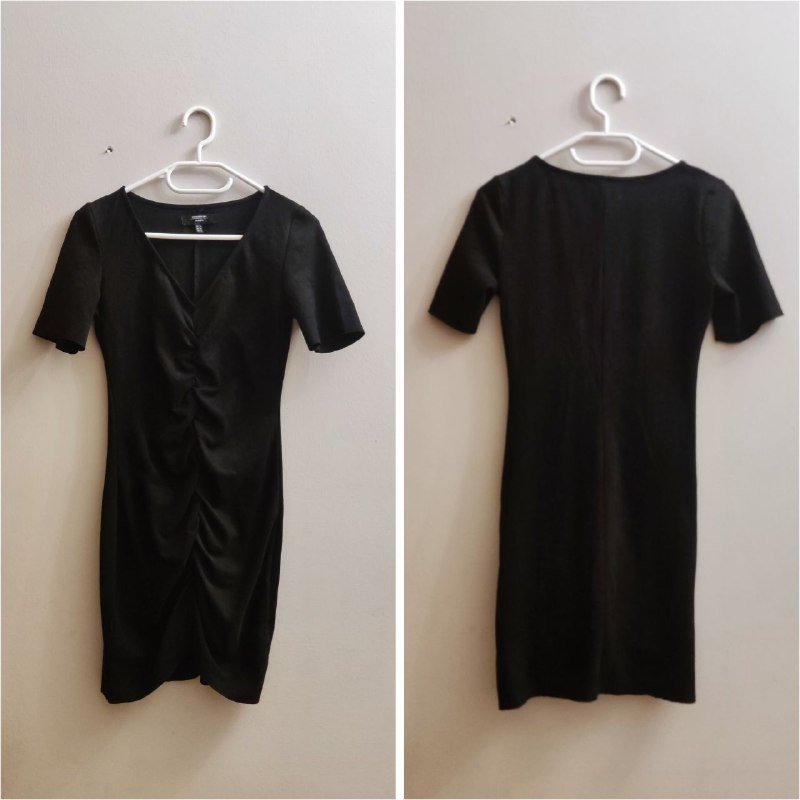 Сарафан Zara, Футболка Barrow, Платья Misguided и H&M, Кофта H&M, Ботинки Dr. Martens 5