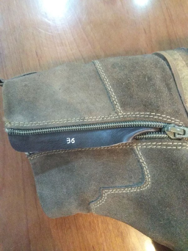 Женские ботинки полусапожки замша размер 36-37 7