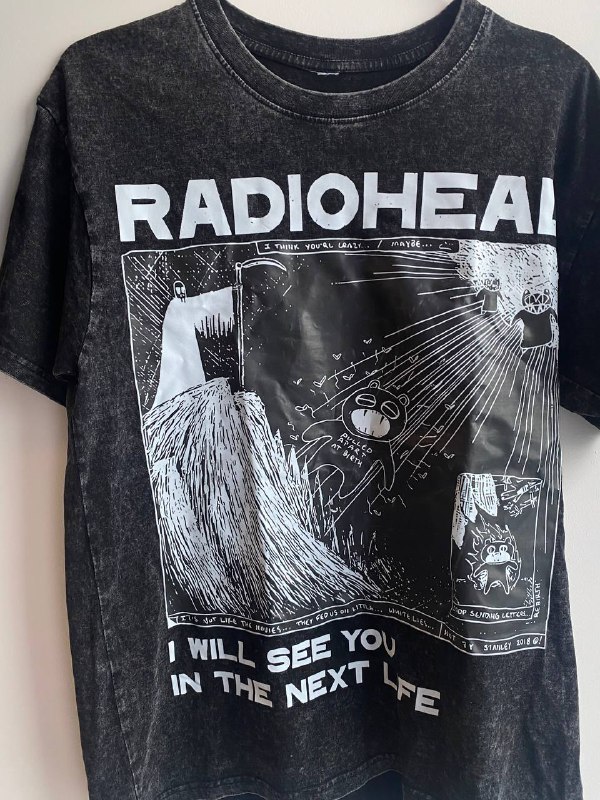 Шопер, фартук, штаны, длинные шорты, футболка Radiohead, сумка рыба 6