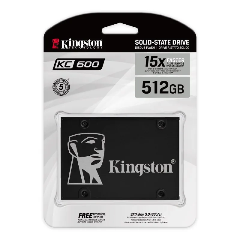 Kingston KC600 512GB SATA SSD