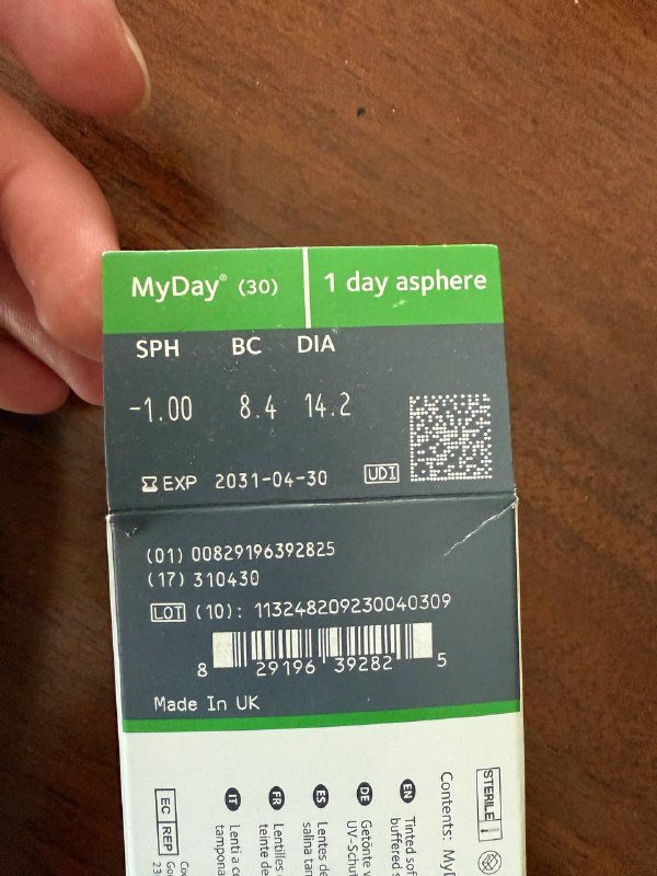 Однодневные линзы CooperVision MyDay 2