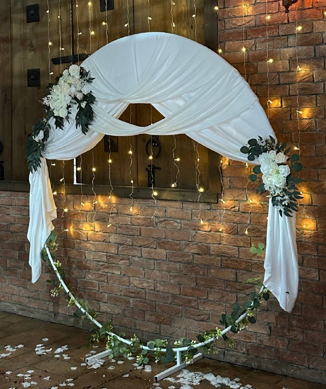 Арка вместе с тканями 5