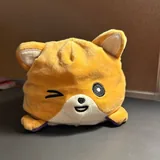 Мягкие игрушки: кот-перевёртыш, розовый фламинго 1