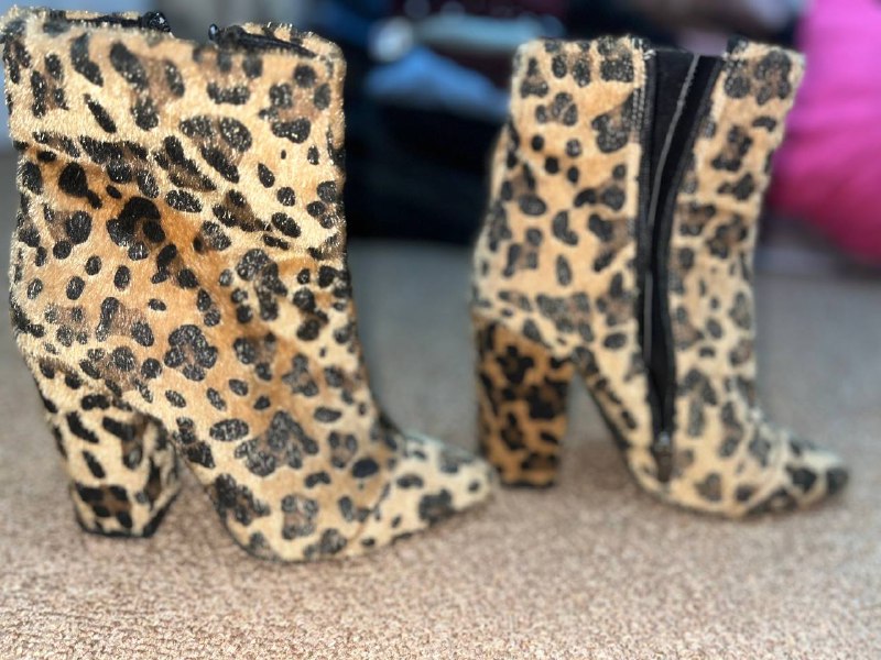 Леопардовые и черно-белые обувь 37 размер 3
