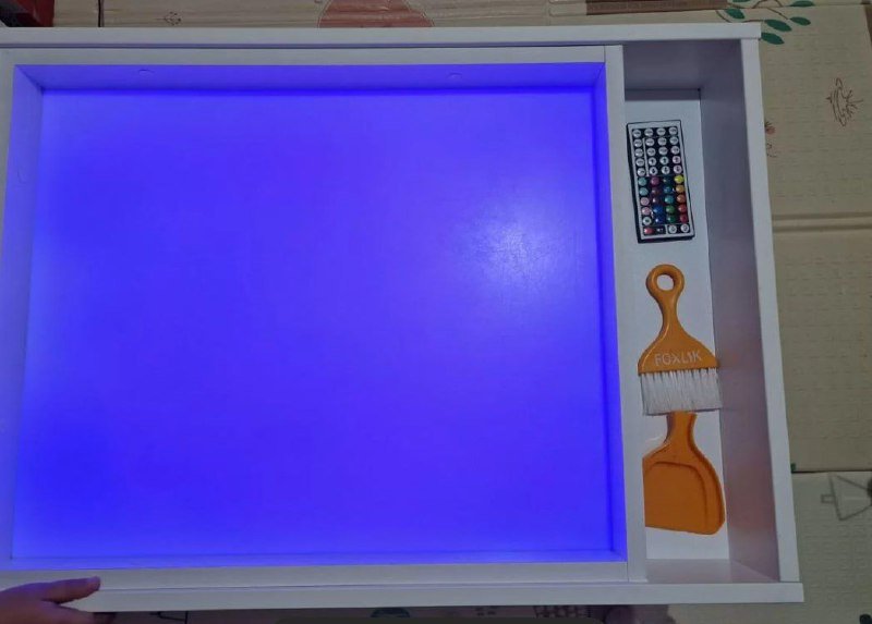 Интерактивный стол-песочница Foxlik, книги по английскому 6