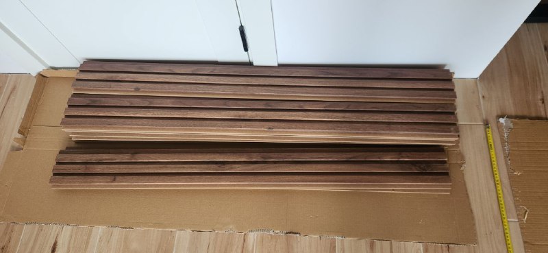 Остатки МДФ панелей 120 см 32 шт 2