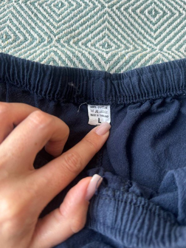 Кожаная юбка, кофточка на пуговицах, штаны 100% хлопок 7