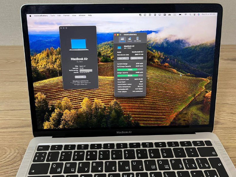 MacBook Air M1 16 ГБ 512 ГБ SSD 3