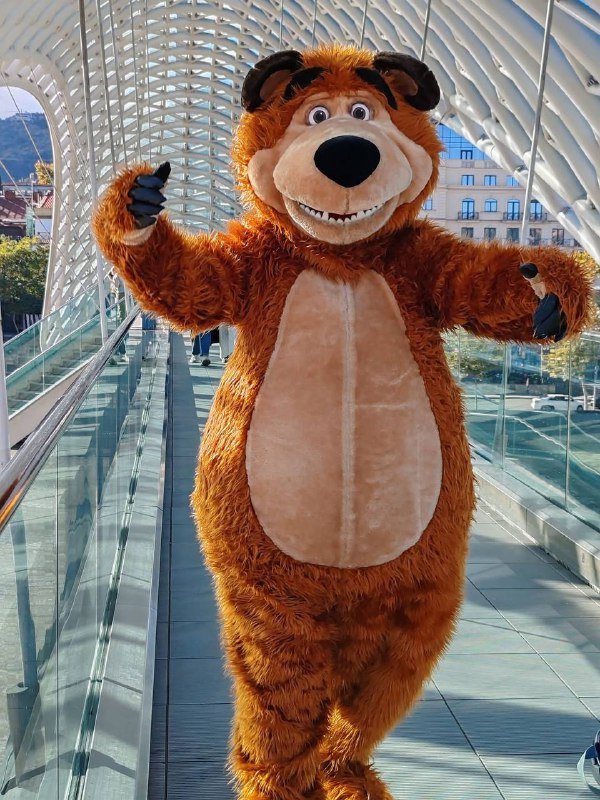 Профессиональный костюм Маскота Машиного медведя 2