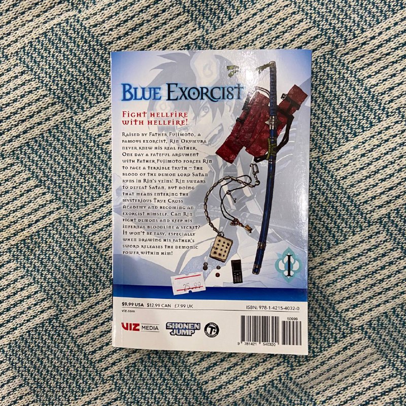 Первый том манги Blue Exorcist 2