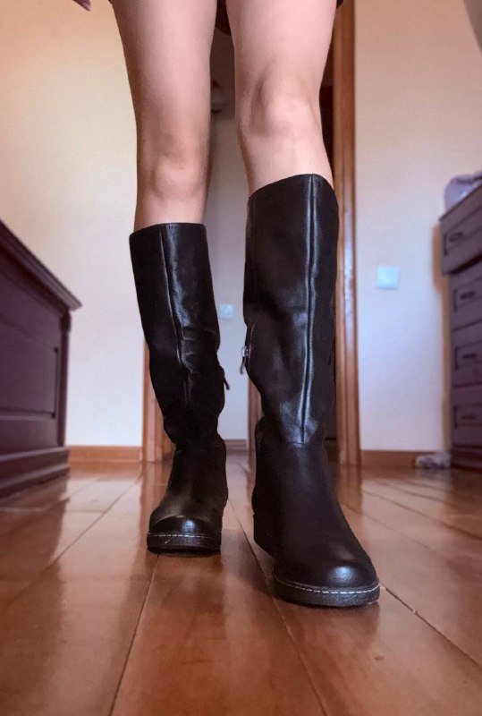 Кожаные женские сапоги трубы размер 38-39