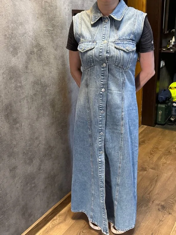Джинсовое платье Zara 1