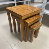 3 деревянных столика ручной работы 1