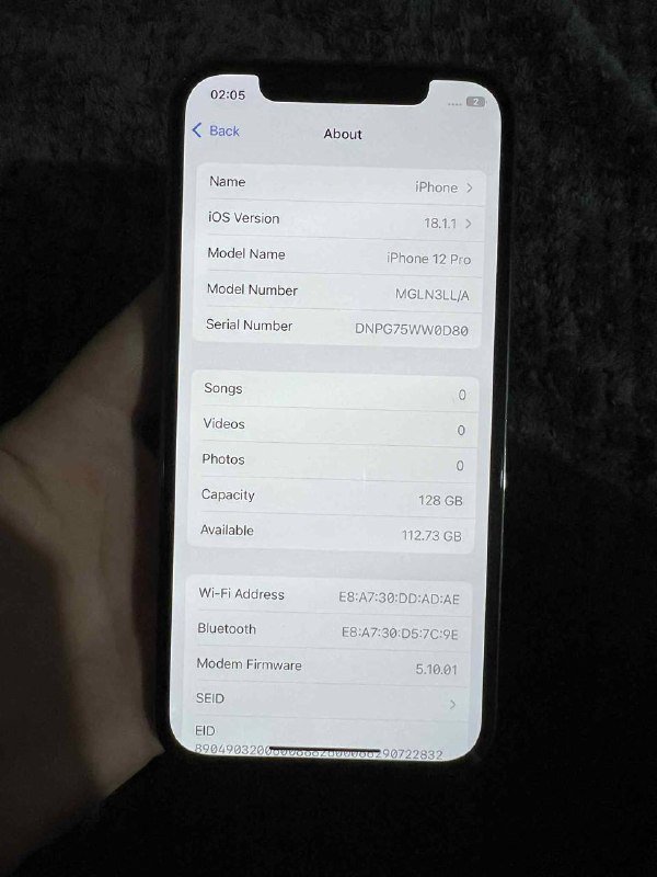 iPhone 12 Pro 128GB 5