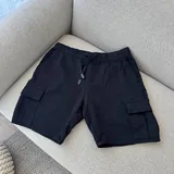 Кроссовки Nike, шлепки Nike, лоферы Zara, шорты Bershka 7