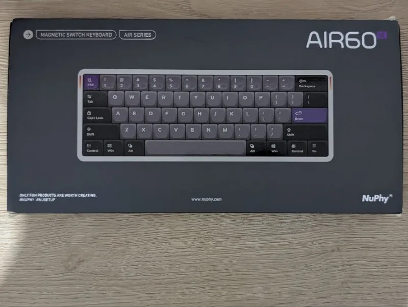 Nuphy Air 60 He, магнитная клавиатура