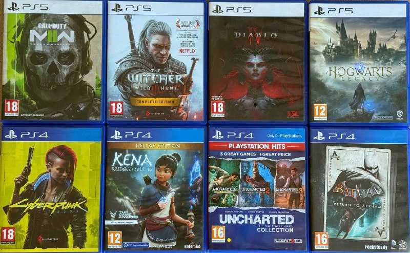 Sony Playstation PS5 Slim Disc, Nacon Revolution 5 Pro, Western Digital MyPassport Wireless Pro 4TB, PS5/PS4 игры 2